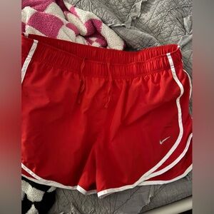 Nike Red Dri-FIT Tempo Shorts